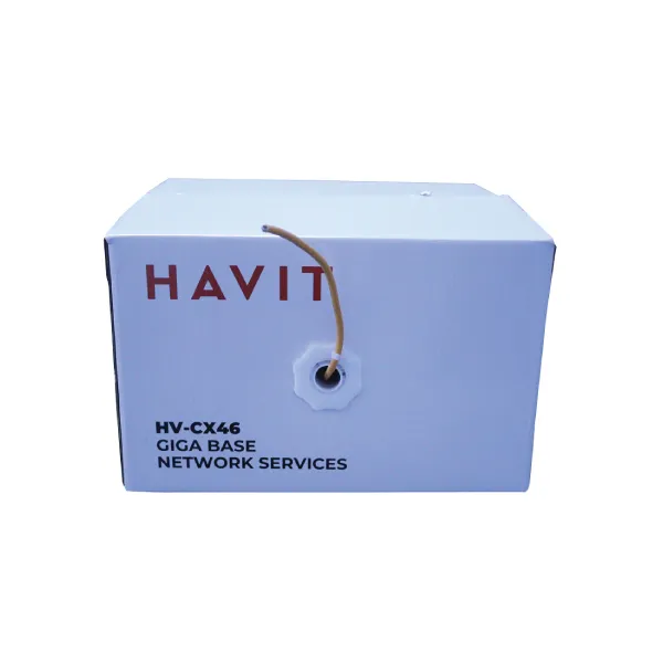 HAVIT CX46 ORANGE COLOR CAT6 NETWORK CABLE (CCA, 0.56mm, UTP, 305m)
