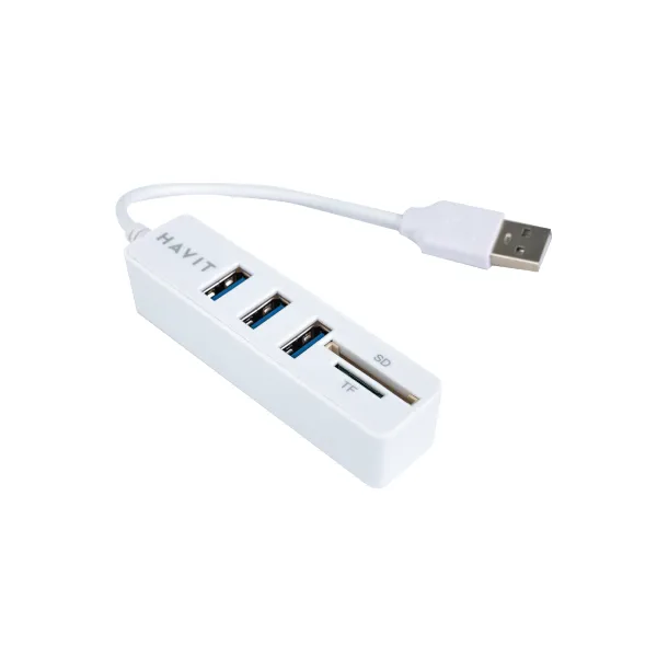 HAVIT H92 3-PORT USB2.0 & 2.0 SD/TF MULTI-INTERFACE HUB