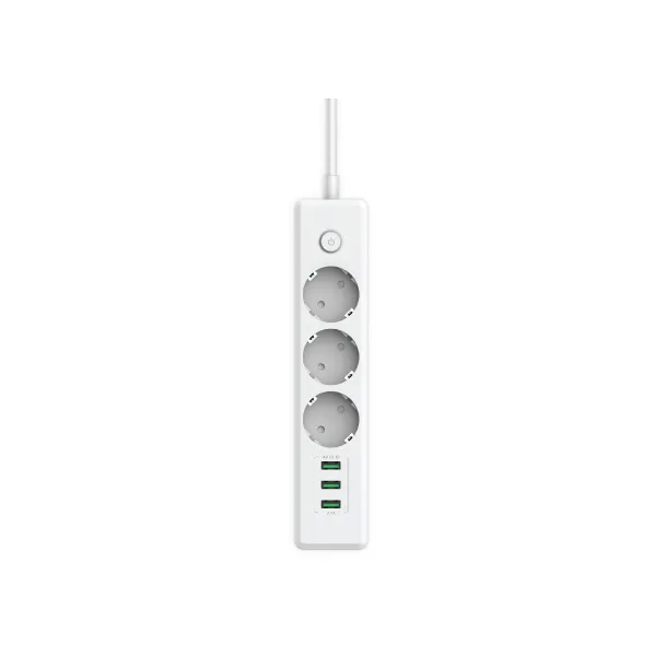 HAVIT SP8813 3AC SLOTS+3 USB OUTPUTS SWITCH DESIGN 5V/3.1A POWER STRIP