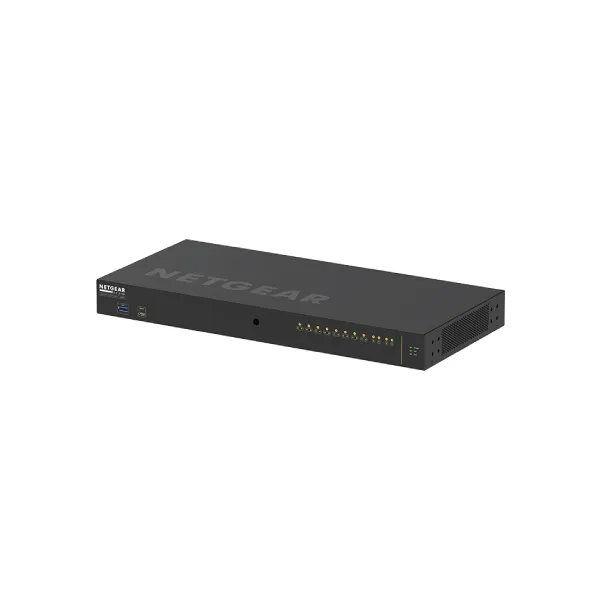 Netgear M4250-10G2F-PoE+ (GSM4212P) 8-PORT PoE+ WITH 2 GIGABIT COPPER + 2 GIGABIT SFP MANAGED AV LINE RACKMOUNT SWITCH