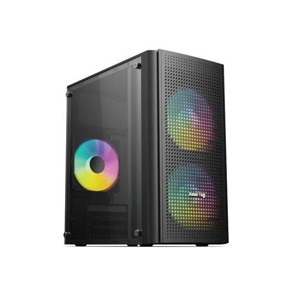 VALUE-TOP VT-M200 MICRO ATX CASING WITH LEFT SIDE TEMPERED GLASS