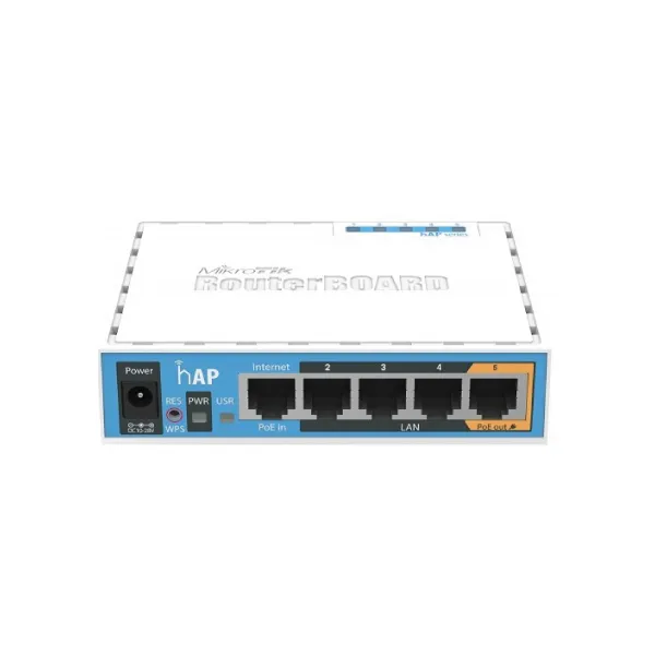Mikrotik RB951Ui-2nD (hAP) RouterBOARD  2.4GHz 802.11n 300Mbps Wireless Router