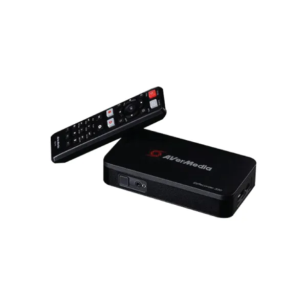 AVerMedia ER330 CAPTURE BOX. EzRecorder 330 supports recording to external HDD, microSD cards and NAS