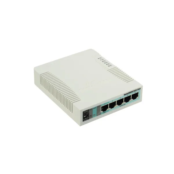 Mikrotik RB951Ui-2HnD RouterBOARD RB951Ui-2HnD with case (RouterOS L4), 2.4GHZ Wireless AP, 5 Ethernet Ports