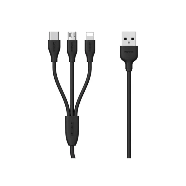 REMAX RC-109th SUDA 3-IN-1 (MICRO/LIGHTENING/TYPE-C) DATA CABLE