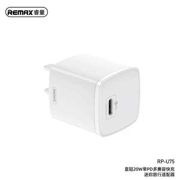 REMAX RP-U75 CROWN MINI 20W SINGLE PD FAST CHARGER