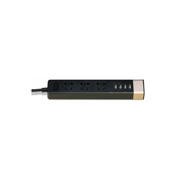 REMAX RU-S2 MING 3-UK PLUG & 4-USB ANTI STATIC POWER STRIP
