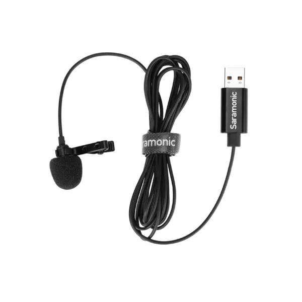 SARAMONIC SR-ULM10L LONG CABLE CLIP-ON USB-A PORT LAVALIER MICROPHONE