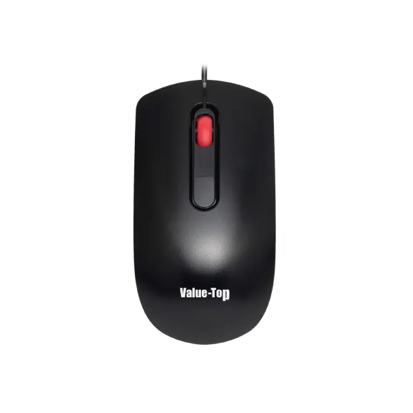VALUE-TOP VT-M4253U BLACK/GRAY+BLACK USB OPTICAL MOUSE