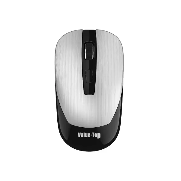 VALUE-TOP VT-M63W BLACK/SILVER+BLACK/RED+BLACK COLOR WIRELESS OPTICAL MOUSE