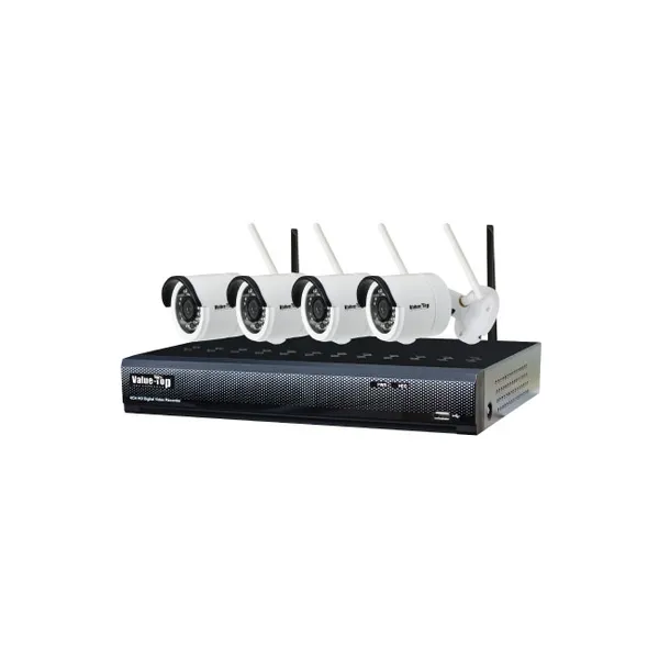 Value-Top VT-1104WL 4 Channel Wireless IP Combo Kit