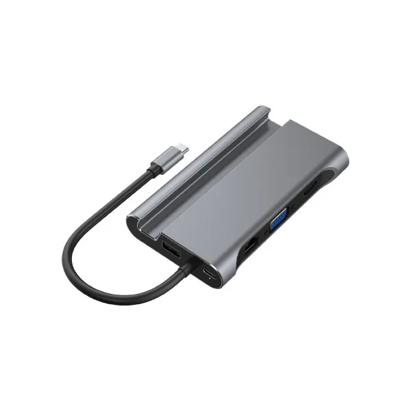 HAVIT HB4001 TYPE-C TO 3*USB3.1+ HDMI+PD+RJ45+VGA MULTI-INTERFACE HUB
