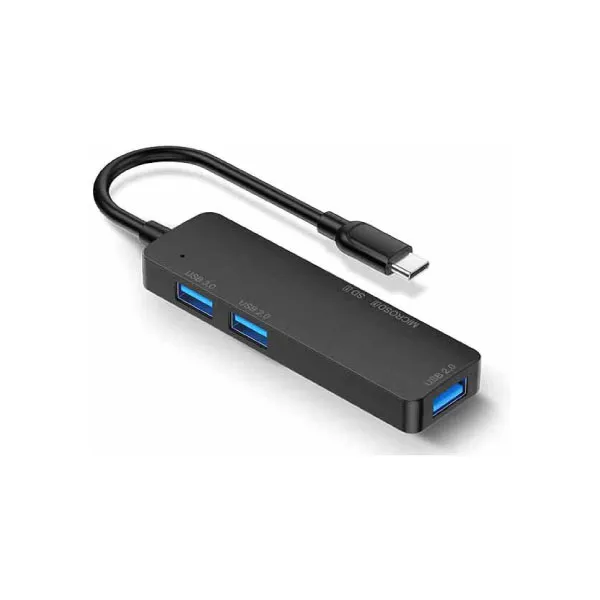 HAVIT HB43 5 in 1 TYPE-C TO 3*USB3.0, 1*SD, 1*TF MULTI-INTERFACE HUB