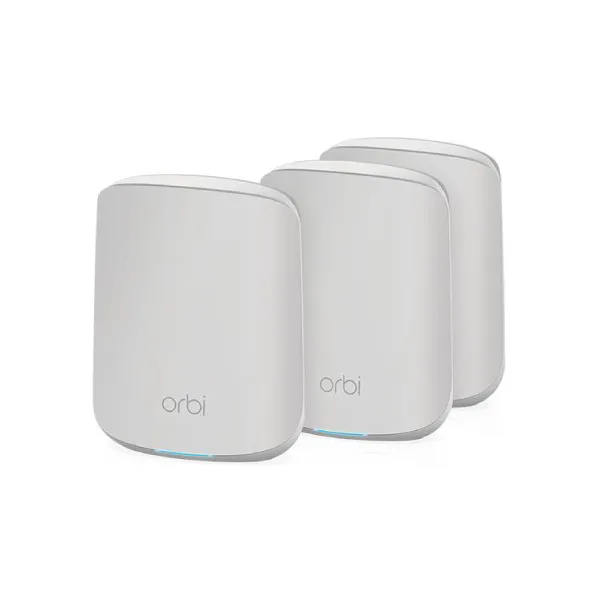 NETGEAR RBK353 ORBI  AX1800 DUAL-BAND MESH WIFI 6 SYSTEM (2 X ORBI SATELLITE RBS350 + ORBI ROUTER RBR350)