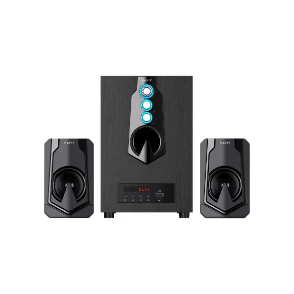 HAVIT SF153BT MULTI-FUNCTION W/BULETOOTH AC POWER 2:1 SUB-WOOFER SPEAKER