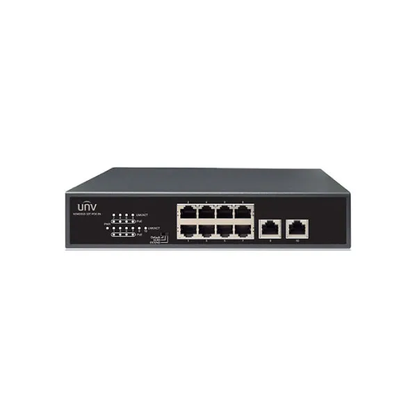 UNV NSW2010-10T-POE-IN 8-PORT 10/100 POE SWITCH WITH ETHERNET UPLINK PORT
