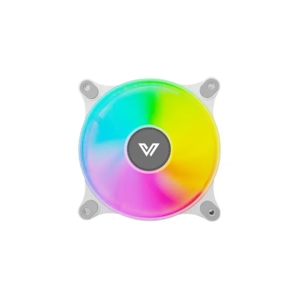 VALUE-TOP W1292ARGB WHITE COLOR 12CM SINGLE ARGB FAN