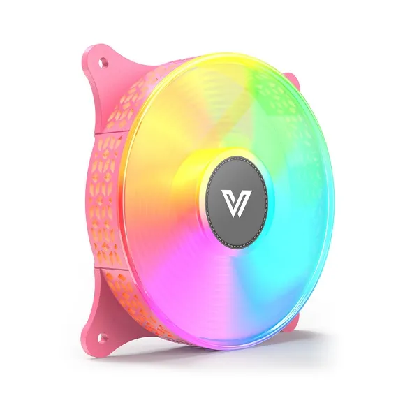 Value-Top VT-1290 12CM Pink Static RGB Case Fan