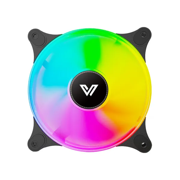 Value-Top 1292S 12CM Black Static RGB Case Fan