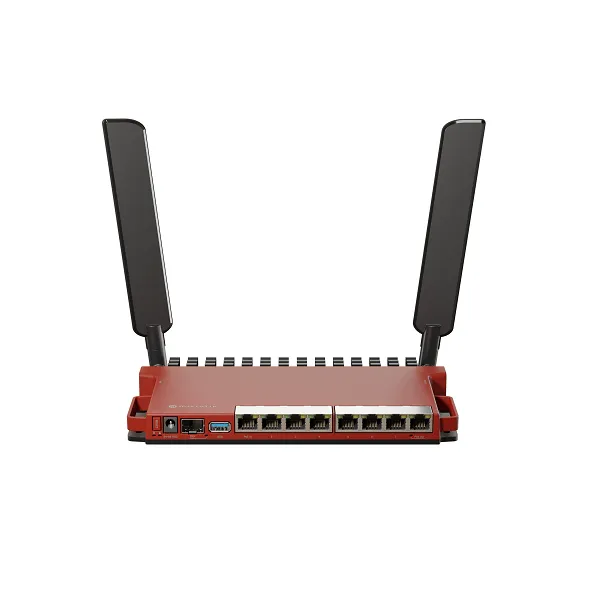 MIKROTIK ROUTER L009UiGS-2HaxD-IN/2.4GHz AX600, 8 X Gigabit Ethernet, 1 X SFP (2.5G supported), PoE out on port 8, 800MHz CPU, 512MB RAM, RouterOS v7