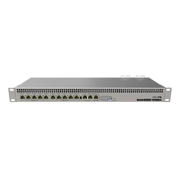 MIKROTIK RB1100x4 1U RACKMOUNT ROUTER with 13x GIGABIT ETHERNET PORTS