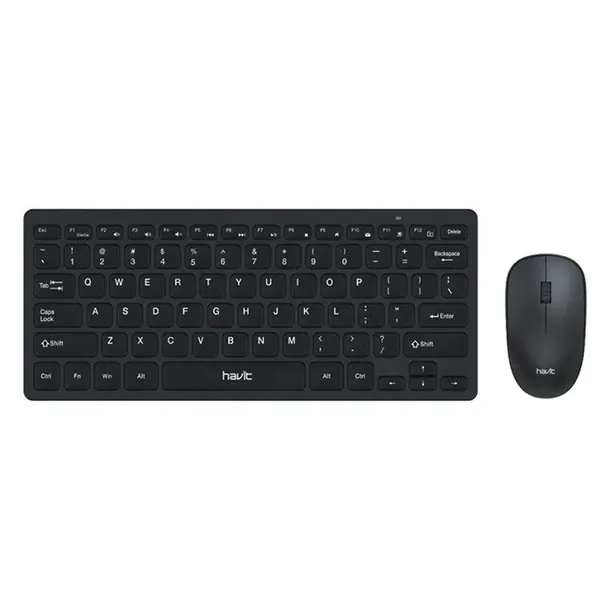 HAVIT KB255GCM AUTO SLEEP FUNCTION MINI WIRELESS KEYBOARD & MOUSE COMBO