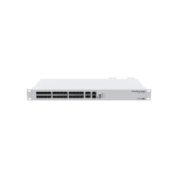 MIKROTIK CRS326-24S+2Q+RM Cloud Core Router Switch (RouterOS v7/SwitchOS), Twenty Four X SFP + 2 X 40G QSFP+ Ports with case (UK)