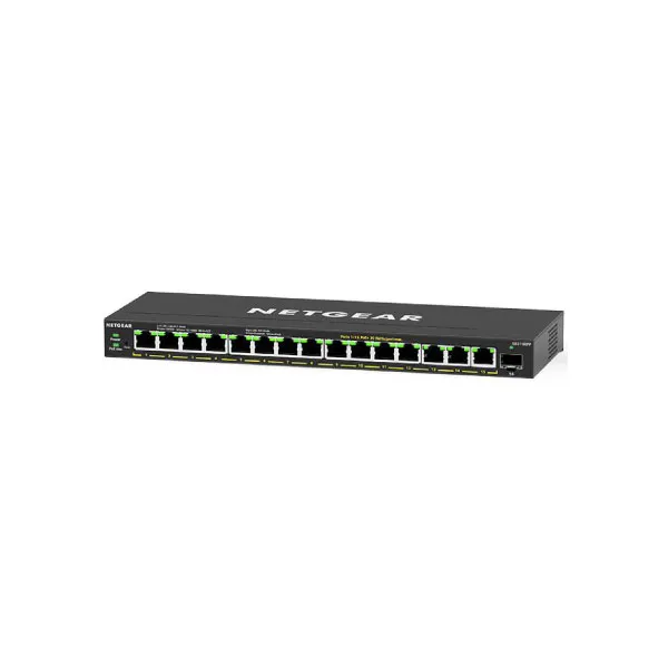 NETGEAR GS316EP 16-PORT GIGABIT PLUS SWITCH (15-PORT PoE+ & 1-PORT SFP) PoE BUDGET 180W