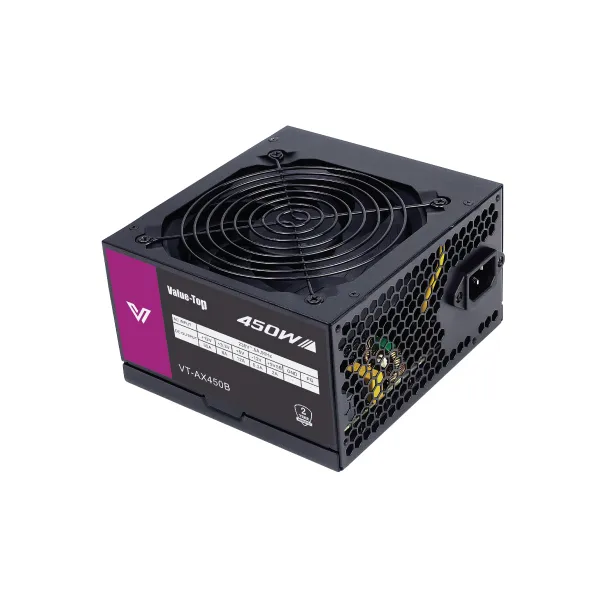 VALUE-TOP VT-AX450B 450W (BLACK/12CM FAN) POWER SUPPLY UNIT