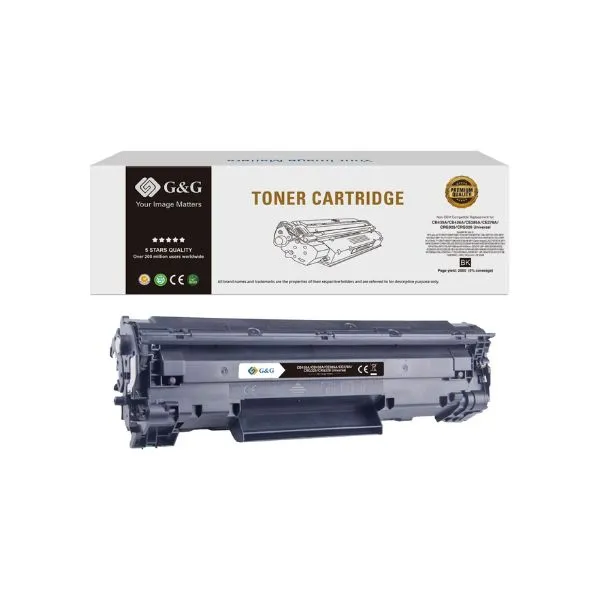 G&G CB435A/CB436A/CE285A/CE278A/CRG325/CRG326 Universal TONER