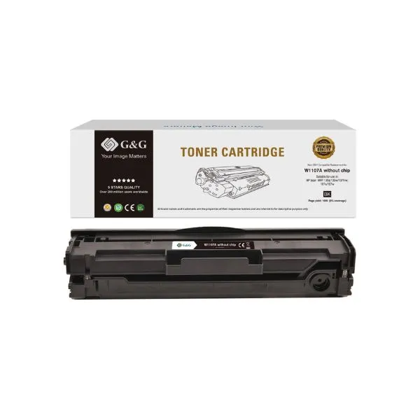G&G W1107A without chip TONER