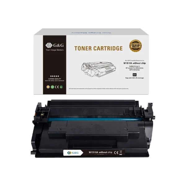 G&G W1510A without chip TONER