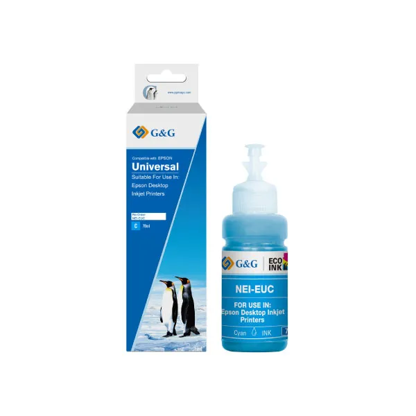 G&G 664/673-CYAN NEI-EUC-70ml-A Bottle Ink