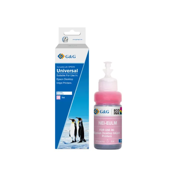 G&G 673-LIGHT MAGENTA NEI-EULM-70ml-A Bottle Ink