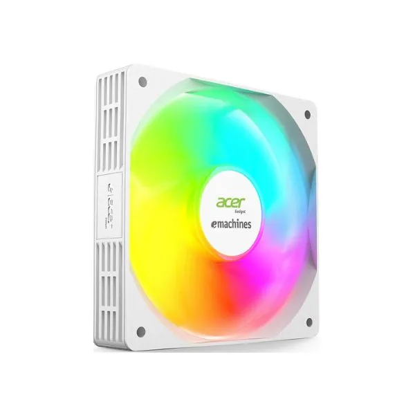 ACER GADGET AC1267ARGB WHITE 12CM LARGE AIRFLOW SILENT ARGB FAN