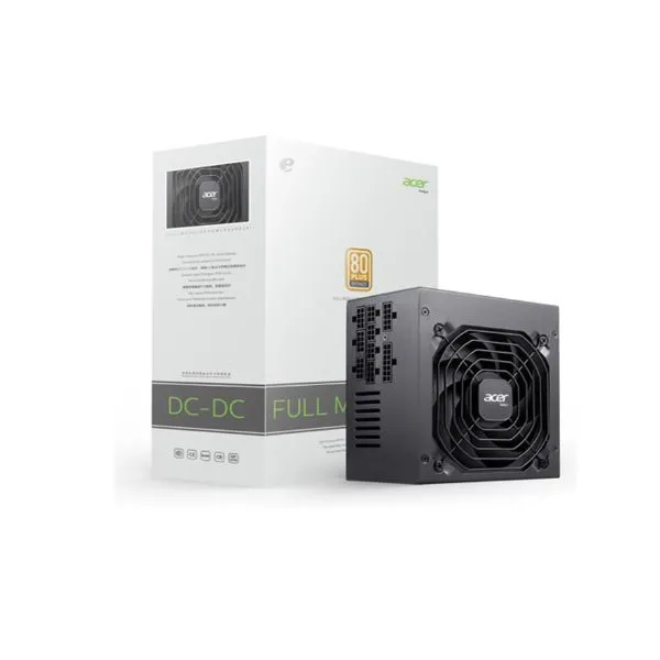 ACER GADGET AC550 BLACK 80 PLUS BRONZE FULL MODUAR POWER SUPPLY UNIT