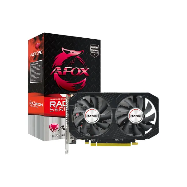 AFOX AFRX550-4096D5H2 AMD Radeon RX550 4GB GDDR5 Dual Fan Graphics Card