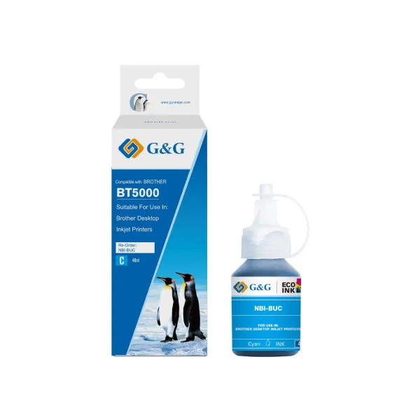 G&G BT5000-CYAN NBI-BUC-48ml Bottle Ink