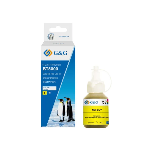 G&G BT5000-YELLOW NBI-BUY-48ml Bottle Ink
