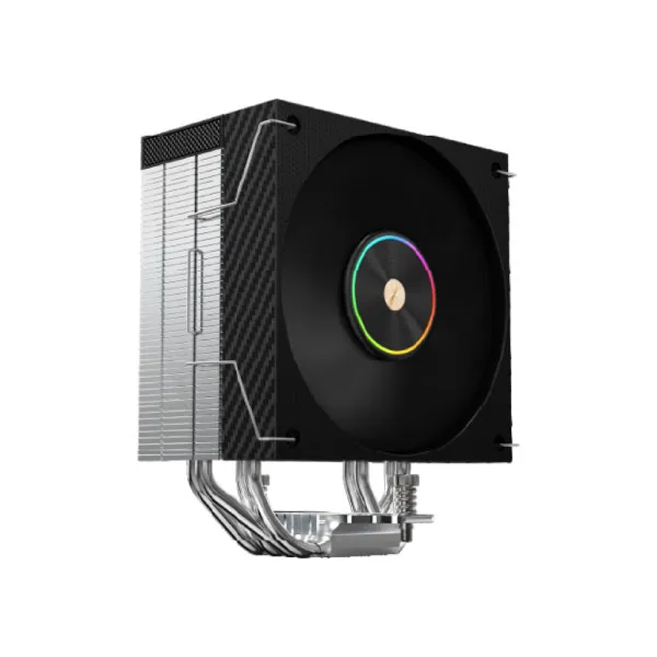 Acer Gadget C4GN Black Single Tower Air CPU Cooler with ARGB & Temperature Display