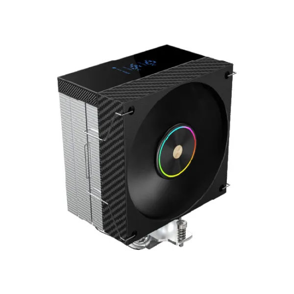 Acer Gadget C4GN Black Single Tower Air CPU Cooler with ARGB & Temperature Display