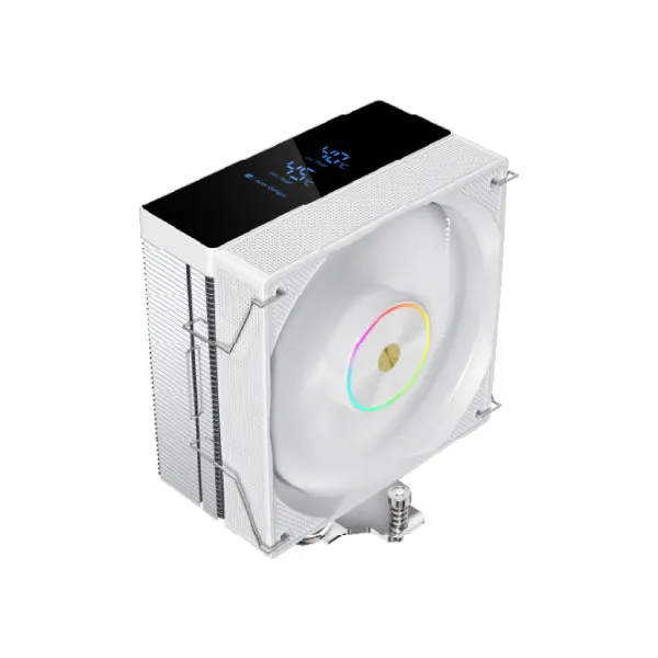 Acer Gadget C5AN White Single Tower Air CPU Cooler with ARGB & Temperature Display