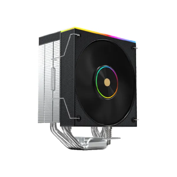 Acer Gadget C5GN Black Single Tower Air CPU Cooler with ARGB & Temperature Display