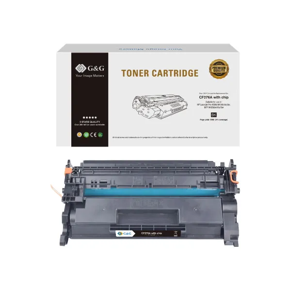 G&G CF276A Laser Monochrome Toner With Chip