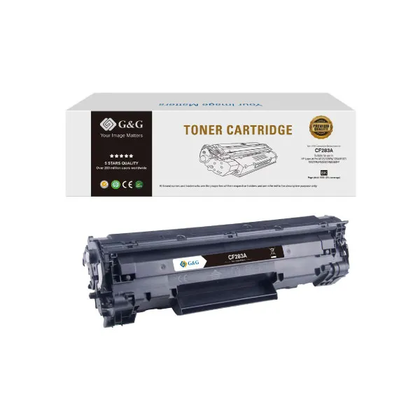 G&G CF283A LASER MONOCHRONE TONER for HP LaserJet Pro M125/125FW/125A/M127/M127FW/FN/M201/M225MFP (1500p)