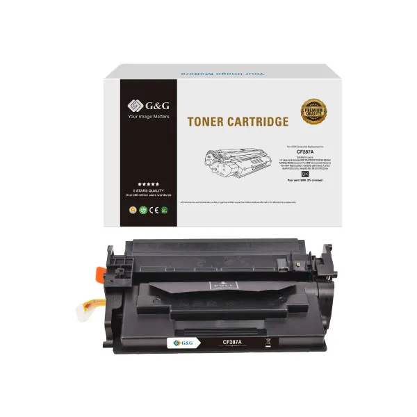 G&G CF287A LASER MONOCHRONE TONER for HP LaserJet Pro M501dn/M527jet/CANON LBP310x/311/312x/dn (9000p)