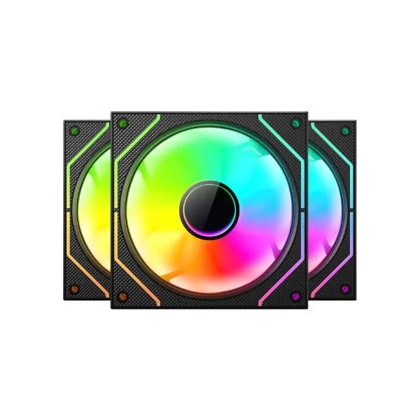 Value-Top CR10-1236ARGB 12CM Infinite Mirror ARGB Fan Kit (Black Color)