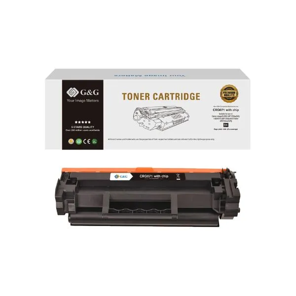 G&G CRG071 Laser Monochrome Toner With Chip