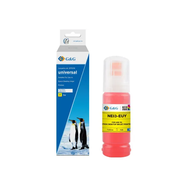 G&G EP-003-YELLOW NEI3-EUY-70ml-C Bottle Ink