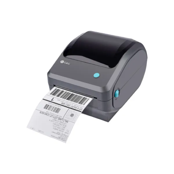 G&G D410U Desktop Barcode Printer with USB Interface